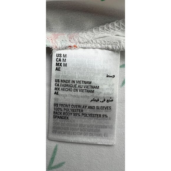 Charter Club Floral Button-Front Blouse With Pintuck Details Short Sleeve Medium - Picture 13 of 16